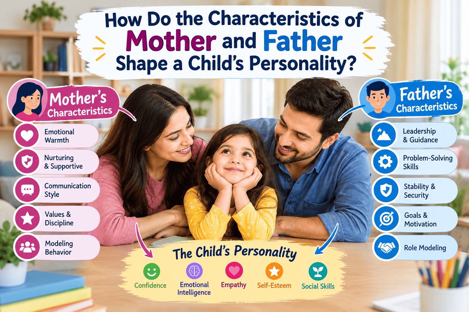 How Do the Characteristics of Mother and Father